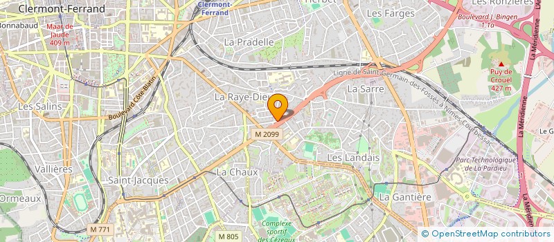 localisation de l'entreprise MONSIEUR FRANCIS BRUGARD  CLERMONT-FERRAND