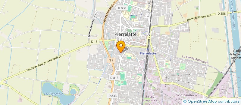 localisation de l'entreprise MONSIEUR FRANCIS BRUN à PIERRELATTE