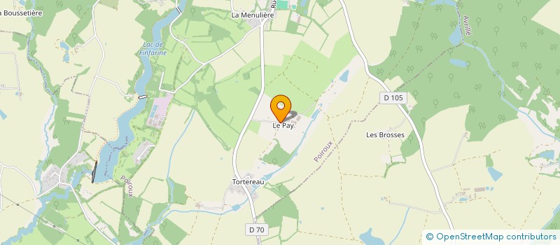 localisation de l'entreprise MONSIEUR FRANCIS BRUNEAU  POIROUX