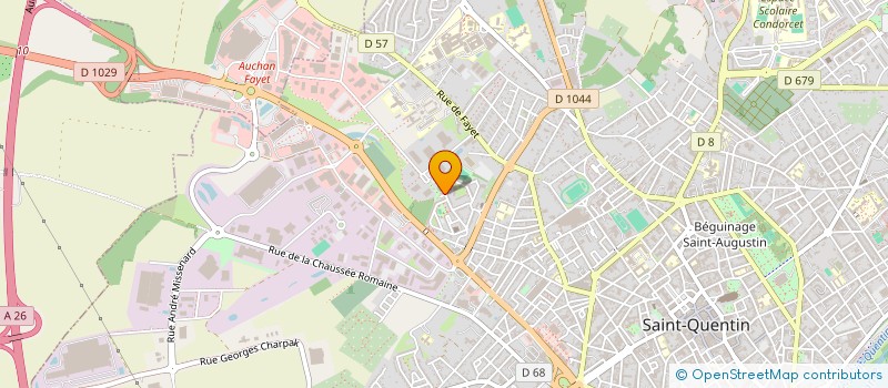 localisation de l'entreprise MONSIEUR FRANCIS BRUNELET à SAINT-QUENTIN