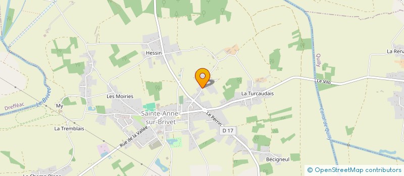 localisation de l'entreprise MONSIEUR FRANCIS BUSSON  SAINTE-ANNE-SUR-BRIVET