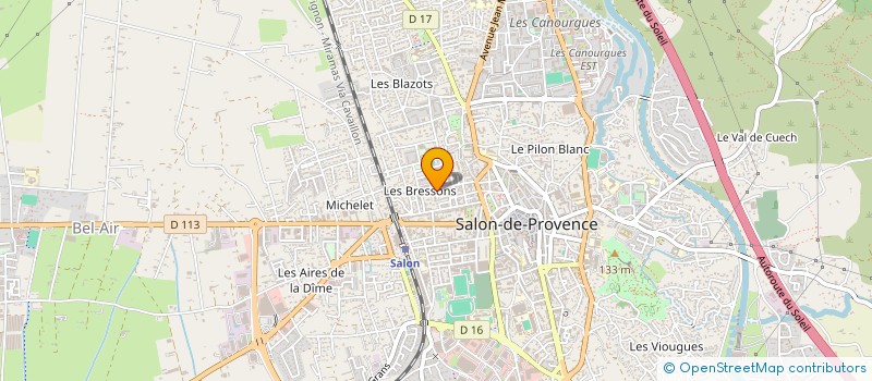 localisation de l'entreprise MONSIEUR FRANCIS CABASSU  SALON-DE-PROVENCE