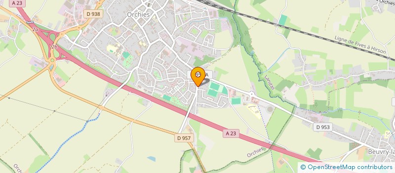 localisation de l'entreprise MONSIEUR FRANCIS CADET  ORCHIES