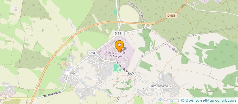 localisation de l'entreprise MONSIEUR FRANCIS CADET  LA LOUBIERE