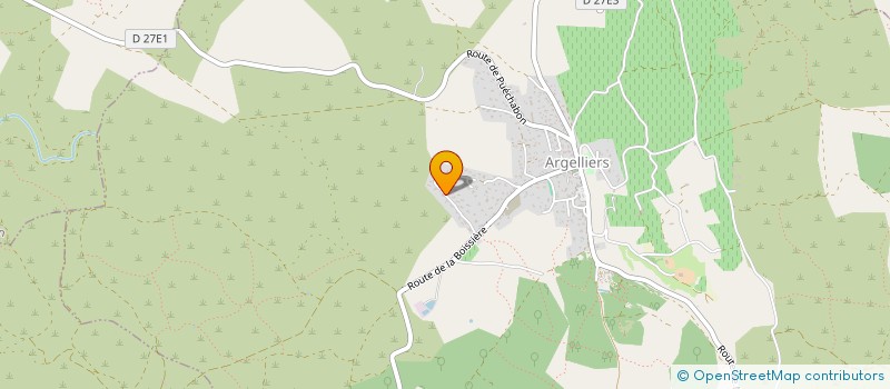 localisation de l'entreprise MONSIEUR FRANCIS CALMET  ARGELLIERS