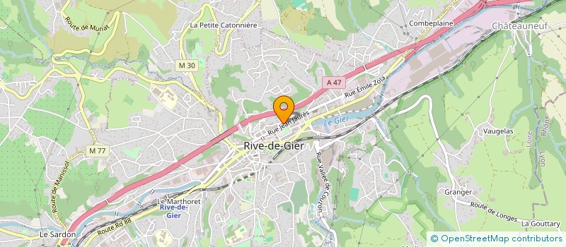 localisation de l'entreprise MONSIEUR FRANCIS CAMBESSEDES  RIVE-DE-GIER