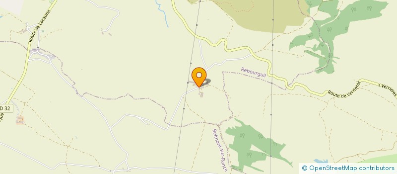 localisation de l'entreprise MONSIEUR FRANCIS CAMBON  REBOURGUIL