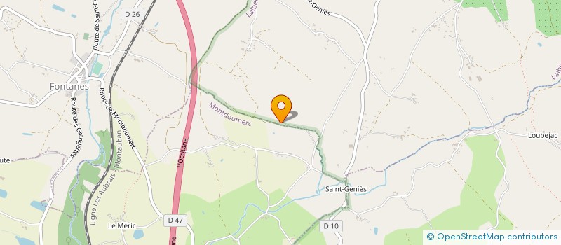 localisation de l'entreprise MONSIEUR FRANCIS CANDAU  LABURGADE