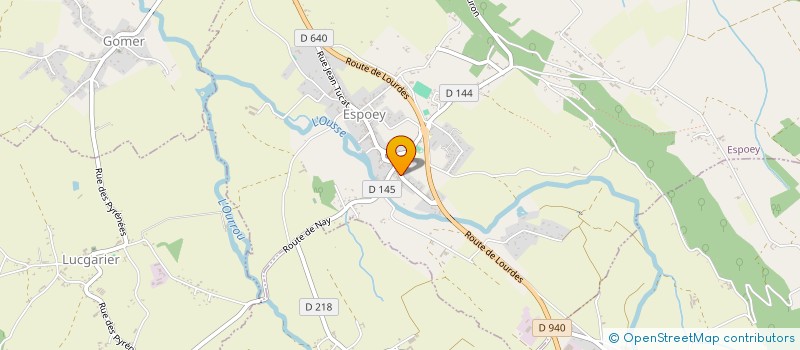 localisation de l'entreprise MONSIEUR FRANCIS CANDAU  ESPOEY