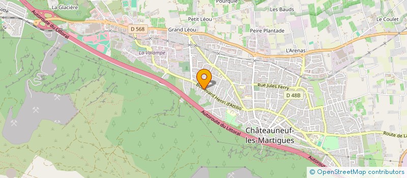 localisation de l'entreprise MONSIEUR FRANCIS CANNATA à CHATEAUNEUF-LES-MARTIGUES