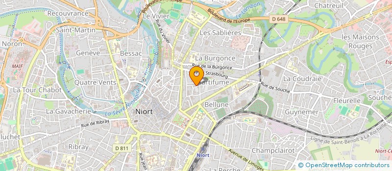 localisation de l'entreprise MONSIEUR FRANCIS CANT à NIORT
