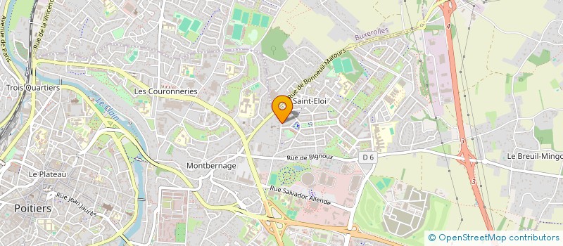 localisation de l'entreprise MONSIEUR FRANCIS CANTET  POITIERS