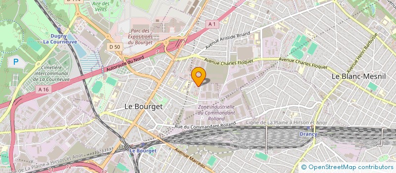 localisation de l'entreprise MONSIEUR FRANCIS CAPDEBOSCQ à LE BOURGET