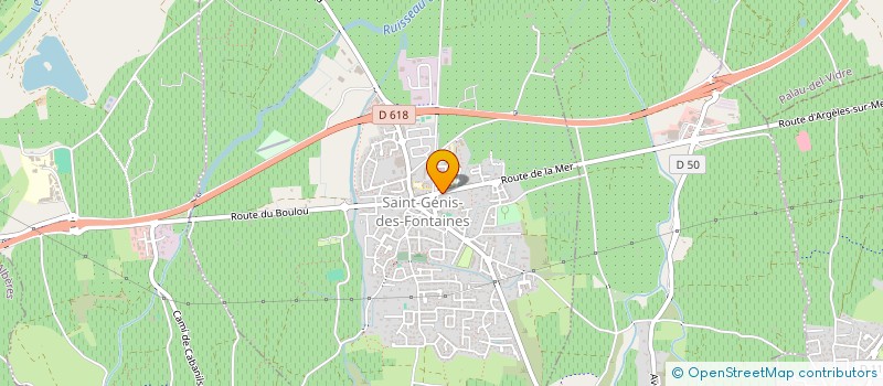 localisation de l'entreprise MONSIEUR FRANCIS CAPELLE  SAINT-GENIS-DES-FONTAINES