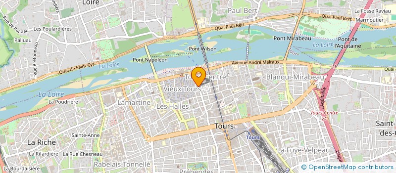 localisation de l'entreprise MONSIEUR FRANCIS CAPRON-TURLURE  TOURS