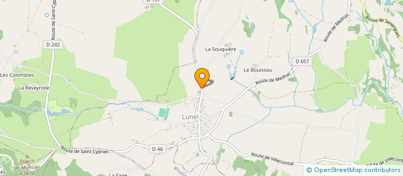 localisation de l'entreprise MONSIEUR FRANCIS CARLES à SENERGUES