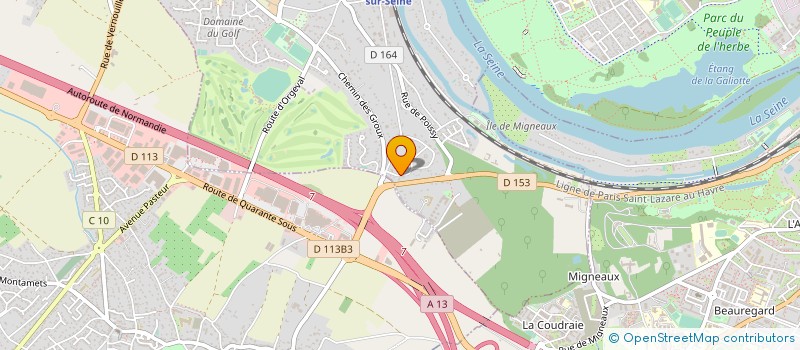 localisation de l'entreprise MONSIEUR FRANCIS CARLESIMO  VILLENNES-SUR-SEINE