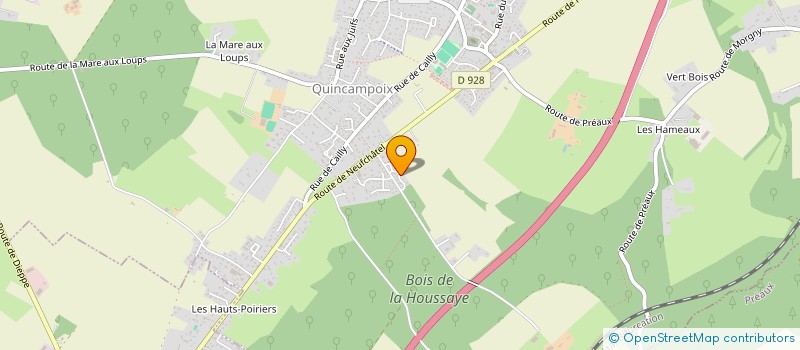 localisation de l'entreprise MONSIEUR FRANCIS CARLU  QUINCAMPOIX