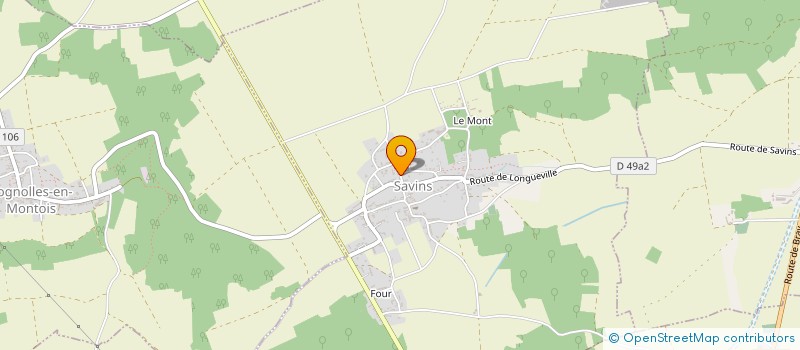 localisation de l'entreprise MONSIEUR FRANCIS CARTEAUX à SAVINS