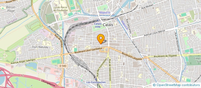 localisation de l'entreprise MONSIEUR FRANCIS CARTON  CALAIS