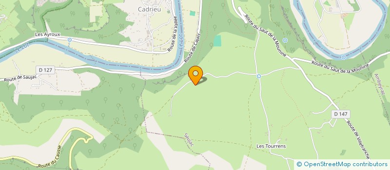 localisation de l'entreprise MONSIEUR FRANCIS CASSAN  SAUJAC