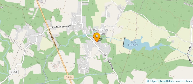 localisation de l'entreprise MONSIEUR FRANCIS CASTAING  BENQUET