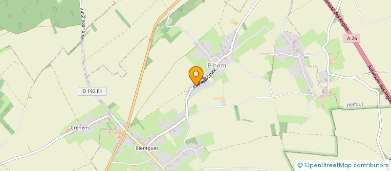 localisation de l'entreprise MONSIEUR FRANCIS CAUX  PIHEM