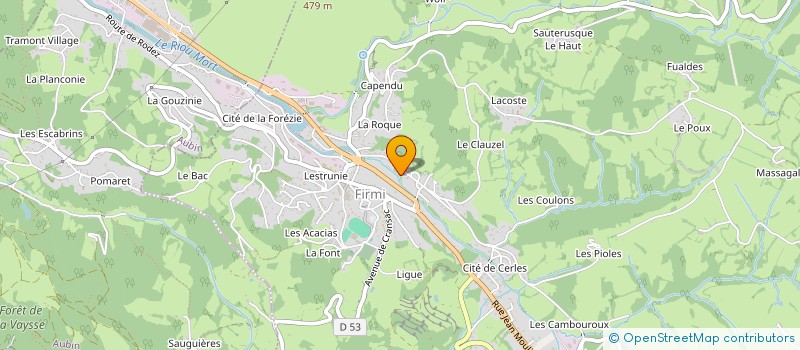 localisation de l'entreprise MONSIEUR FRANCIS CAYRON à BOISSE-PENCHOT