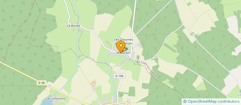 localisation de l'entreprise MONSIEUR FRANCIS CHAMBON  LA CELLE-SUR-NIEVRE