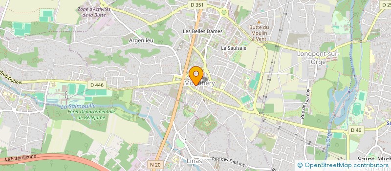 localisation de l'entreprise MONSIEUR FRANCIS CHAPART  MONTLHERY