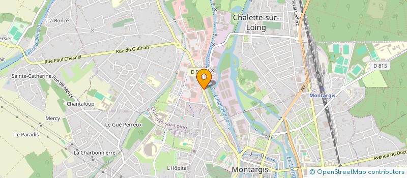 localisation de l'entreprise MONSIEUR FRANCIS CHAPAT à CHALETTE-SUR-LOING