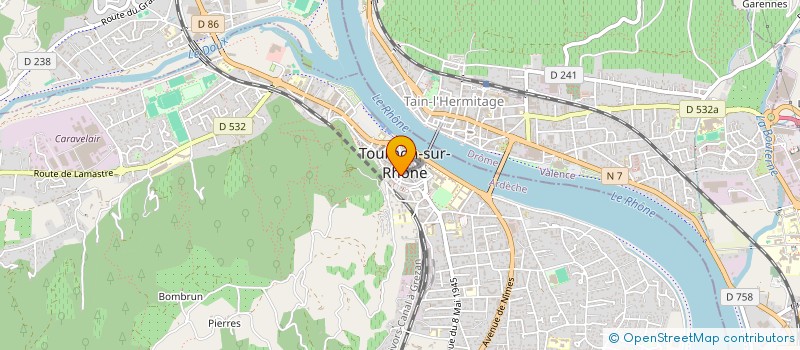 localisation de l'entreprise MONSIEUR FRANCIS CHARLES à TOURNON SUR RHONE