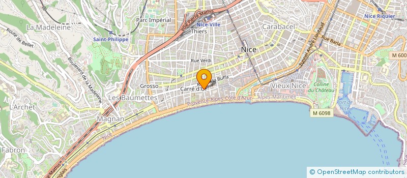 localisation de l'entreprise MONSIEUR FRANCIS CHASSEVENT à NICE