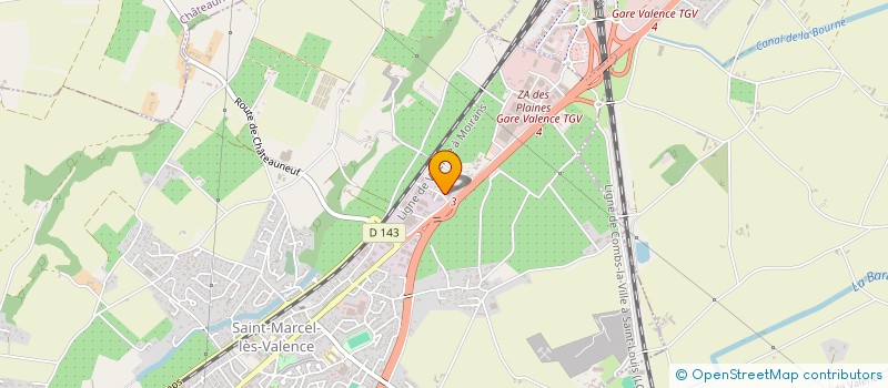 localisation de l'entreprise MONSIEUR FRANCIS CHAUMEL à SAINT-MARCEL-LES-VALENCE
