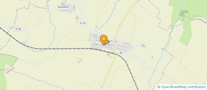 localisation de l'entreprise MONSIEUR FRANCIS CHAUSSON  ALLAND'HUY-ET-SAUSSEUIL