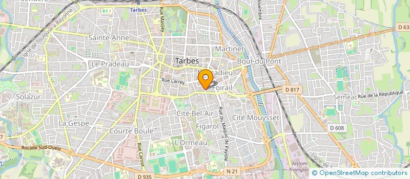 localisation de l'entreprise MONSIEUR FRANCIS CHELLE à TARBES