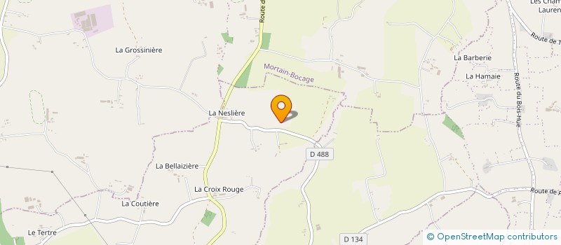 localisation de l'entreprise MONSIEUR FRANCIS CHEVALIER  LE TEILLEUL