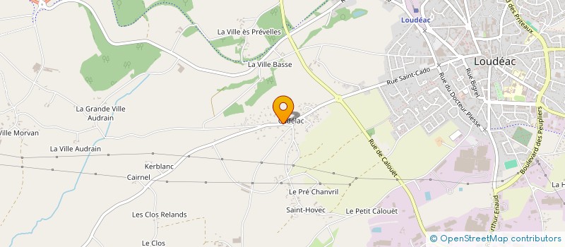 localisation de l'entreprise MONSIEUR FRANCIS CHIARRI à LOUDEAC