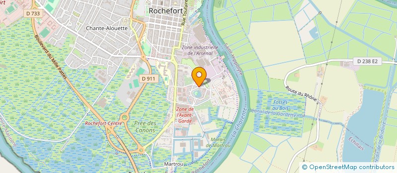 localisation de l'entreprise MONSIEUR FRANCIS CLAUDE  ROCHEFORT