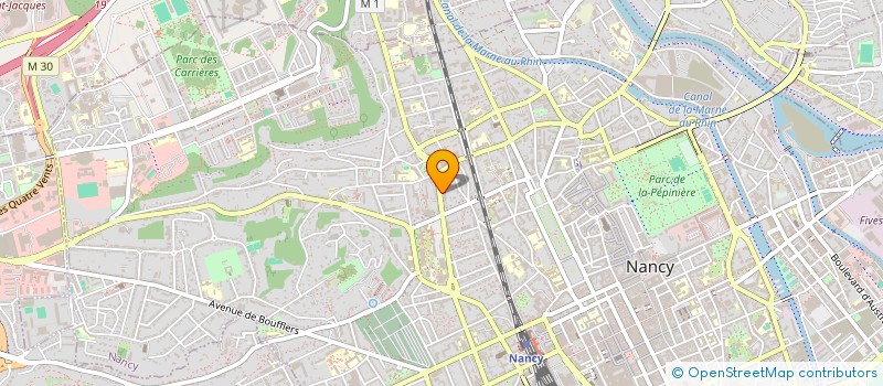 localisation de l'entreprise MONSIEUR FRANCIS CLAUDEL  NANCY