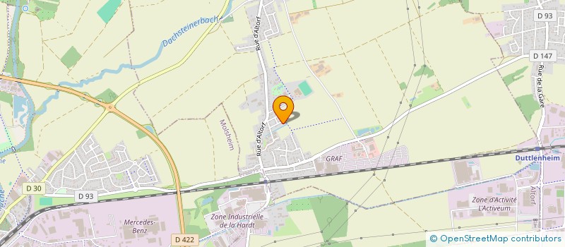 localisation de l'entreprise MONSIEUR FRANCIS CLAUS  DACHSTEIN