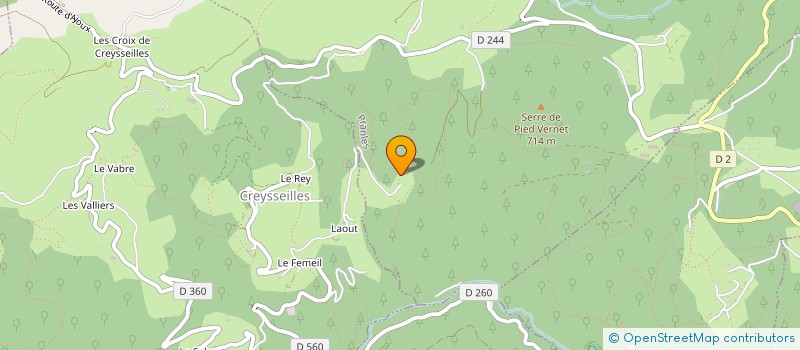 localisation de l'entreprise MONSIEUR FRANCIS CLAUZEL  PRANLES