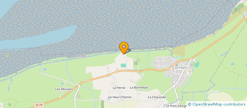 localisation de l'entreprise MONSIEUR FRANCIS CLAVIER  CORSEPT