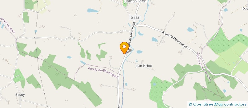 localisation de l'entreprise MONSIEUR FRANCIS CLERC  SAINT-EUTROPE-DE-BORN