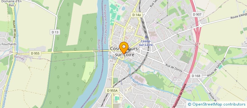 localisation de l'entreprise MONSIEUR FRANCIS CLIQUENNOIS à COSNE-COURS-SUR-LOIRE