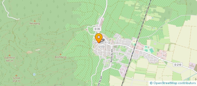 localisation de l'entreprise MONSIEUR FRANCIS CLOG  DAMBACH-LA-VILLE