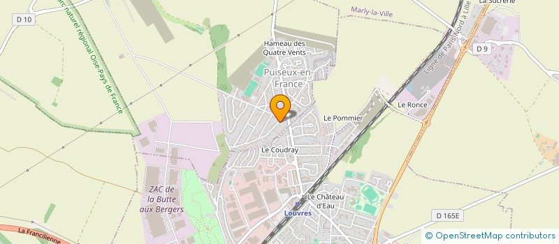 localisation de l'entreprise MONSIEUR FRANCIS COELHO  PUISEUX-EN-FRANCE