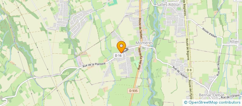 localisation de l'entreprise MONSIEUR FRANCIS COFFRINI  MOMERES