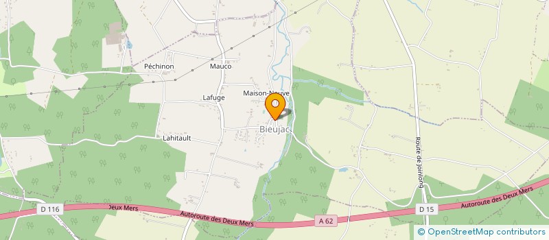 localisation de l'entreprise MONSIEUR FRANCIS COLIN  SAUTERNES