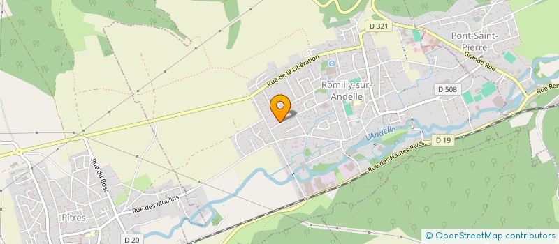 localisation de l'entreprise MONSIEUR FRANCIS COLIN  ROMILLY-SUR-ANDELLE